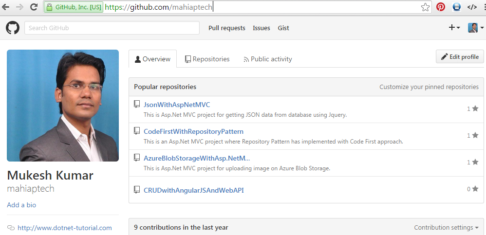 GitHub Profile